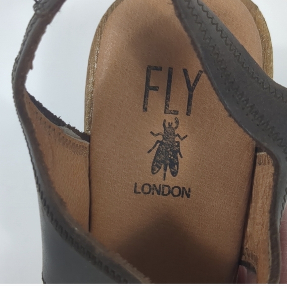 Fly London Block Heel Sandals Size 40 - Picture 5 of 8